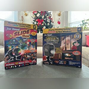 Slide Show Holiday Projector - Black